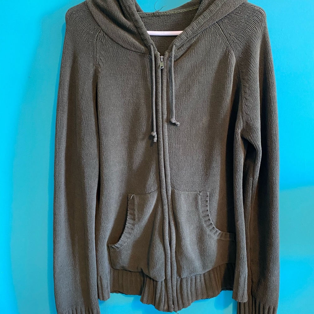 Soft green hoodie